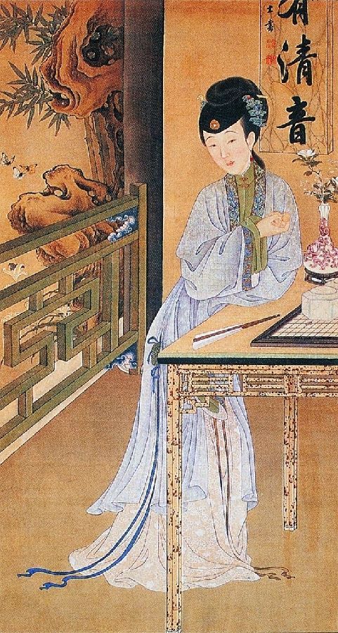 古代美人长什么样?故宫馆藏"十二美人图" 揭秘古代美女闺中生活(6)
