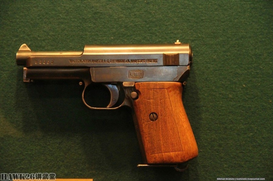 毛瑟m1934手枪,中国人叫它"张嘴蹬".